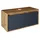 roomartstore.de Waschbeckenunterschrank 100 x 0 x 0 cm Anthrazit-Eiche