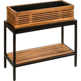 Dehner New York 115 x 94 x 52 cm Braun/Schwarz