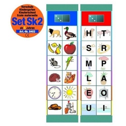 Magnetspiele Spiel, Familienspiel 68402 - Set SK 2: Buchstaben und Wörter - Flocards,..., Lernspiel bunt