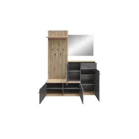 Bega Consult Fynn Kompaktgarderobe 148x199x38 grau