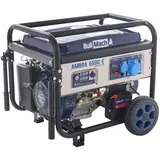 BullMach AMBRA 6500 E - Benzin Stromerzeuger auf Rädern mit AVR-Regelung 5.5 kW - Dauerleistung 5 kW - 230V