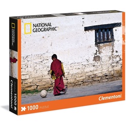 Clementoni® Puzzle Clementoni Puzzle National Geographic "Young Buddhist Monk" 1000 Teile, 1000 Puzzleteile beige