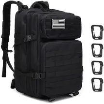 ZEHNHASE Taktischer Rucksack 45L Schwarz