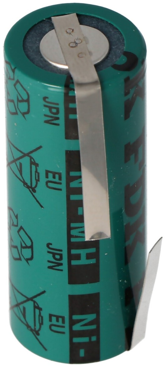 Akku NiMH 4/5A, 43x17mm passend für elektrische Zahnbürsten der Braun Oral-B Triumph Serie (bitte Maße 43x17mm prüfen)