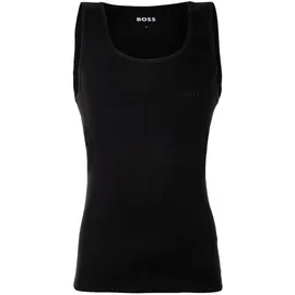 Boss Tank Top RibClassic Schwarz/Weiß L