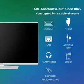 Telefunken XF40VP750M-W 40" LED Full HD Smart TV weiß