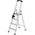MUNK Aluminium-Stufenstehleiter 4 Stufen 40104