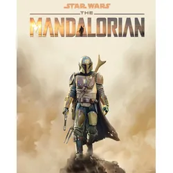 Bild KOMAR "Mandalorian Movie Poster", bunt (farbe bild(er): bunt), B:40cm H:50cm, Papier, Holz, Bilder, Wandbild zur Dekoration im Kinderzimmer - ohne Rahmen