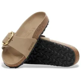 Birkenstock Madrid Big Buckle Nubukleder tabacco brown 40