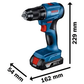 Bosch Professional GSR 18V-45 inkl. 3 x 4,0 Ah + Ladegerät + L-Case