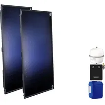 Buderus Logaplus Paket S98 Flachkollektor 5,1 m2 inkl. HE-Pumpe
