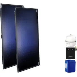 Buderus Logaplus Paket S98 Flachkollektor 5,1 m2 inkl. HE-Pumpe