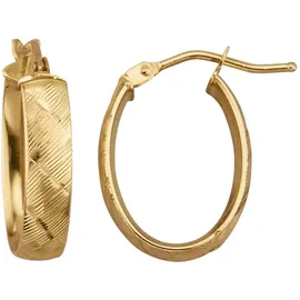 FIRETTI Creolen diamantiert Gelbgold 375