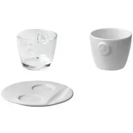 Melitta Espresso-Tasse "M-Collection", weiß, 80 ml aus Porzellan, Höhe: 54 mm, ohne Henkel, Tasse, weiss,