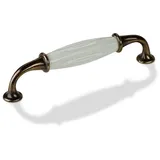 SOTech Porzellangriff META BA 128 mm Bronzeoptik Weiß