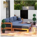 Outsunny künstliche Pflanzen 2er Set groß 67 cm Kunstpflanze mit 2 Kugel, Plastik Kunstbaum im Topf, Kunstbaum wie echt für Wohnzimmer Schlafzimmer Büro Garten Moderne Dekoration Geschenk