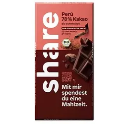share Bio Peru 78% Edelbitter Schokolade 100,0 g