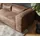DeLife Eckcouch Brom 260x175 cm Lederimitat Braun Recamiere links - Braun