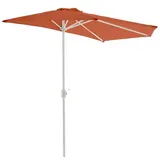 Sonnenschirm, halbrund orange