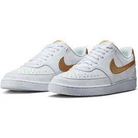 Nike Court Vision Low Next Nature Damen White/Metallic Gold/White 40,5