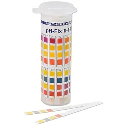 pH-Fix Schnelltest-Stäbchen zur Bestimmung des pH-Wertes (pH 0 bis 14) - Dose mit 100 Stäbchen
