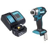 Makita DTD 173 ST1 Akku Schlagschrauber 18 V 180 Nm 1/4“ Brushless + 1x Akku 5,0 Ah + Ladegerät