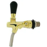 ich-zapfe Zapfhahn, Kompensatorhahn, Bierzapfhahn, Schankhahn - selbstschließend, gold, TOPP!, mm