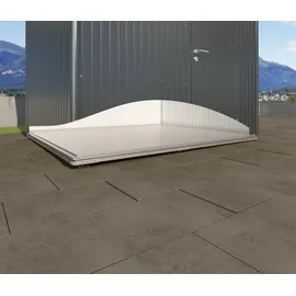 Biohort Fundament für Gerätehaus Neo 2C/3B 278 x 18 x 222 cm Silber