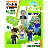 KiddiCraft KC1403 KIDDIZ Figuren-Pack City I - Klemmbaustein-Figuren
