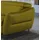 Egoitaliano "Dafne, elegantes Designsofa mit hohem Sitzkomfort", wahlw. mit elektrischer Relaxfunktion, Kopfteile manuell verstellbar grün