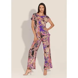 Madeleine Jerseyshirt mit Unikat-Print in ultraviolett multicolor), | Gr.: 44