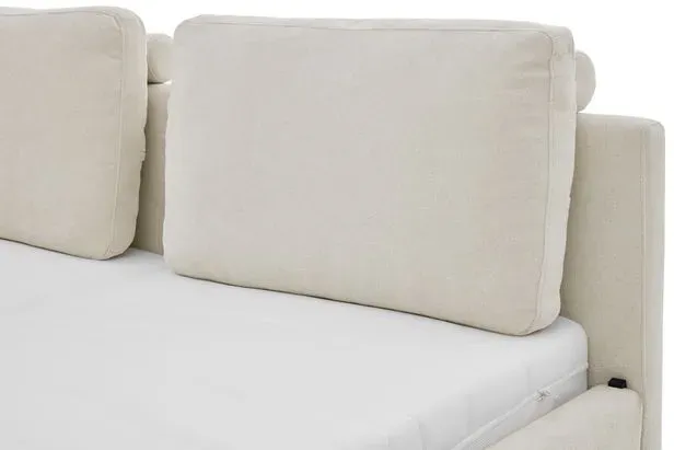Musterring Rückenkissen JustB! 2er Set Stoff Beige 160 x 200 cm