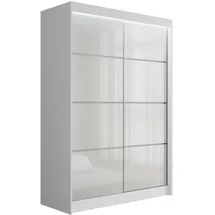 altdecor Schiebetürenschrank PEKA3 150 x 215 x 61 cm Weiß
