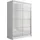 altdecor Schiebetürenschrank PEKA3 150 x 215 x 61 cm Weiß