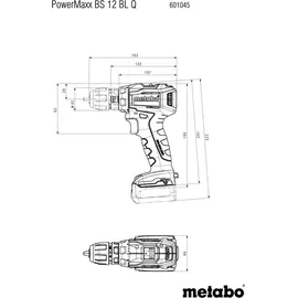 Metabo PowerMaxx BS 12 BL Q Pro inkl. 2 x 4,0 Ah + Koffer