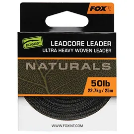 Fox International Karpfenlinie Leadcore Schwarz 25 m 50 Lbs