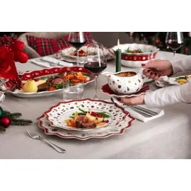 Villeroy & Boch Eierbecher 0,0 l Weiß/Rot/Gold