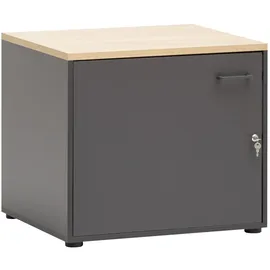 Schildmeyer Mehrzweckschrank »Solea«, BxH: 67,1 x 60 cm anthrazit, - schwarz