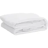 vidaXL Boxspringmatratze Matratzenschoner wasserdicht 200 x 200 cm weiß