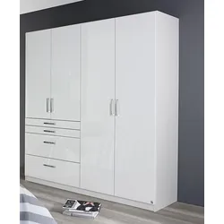 Drehtürenschrank HOMBURG - weiß