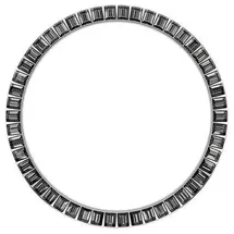 TW STEEL AP3475B-28A Lünette edler Stahl silber Steine grau UVP:80,-€ NEU