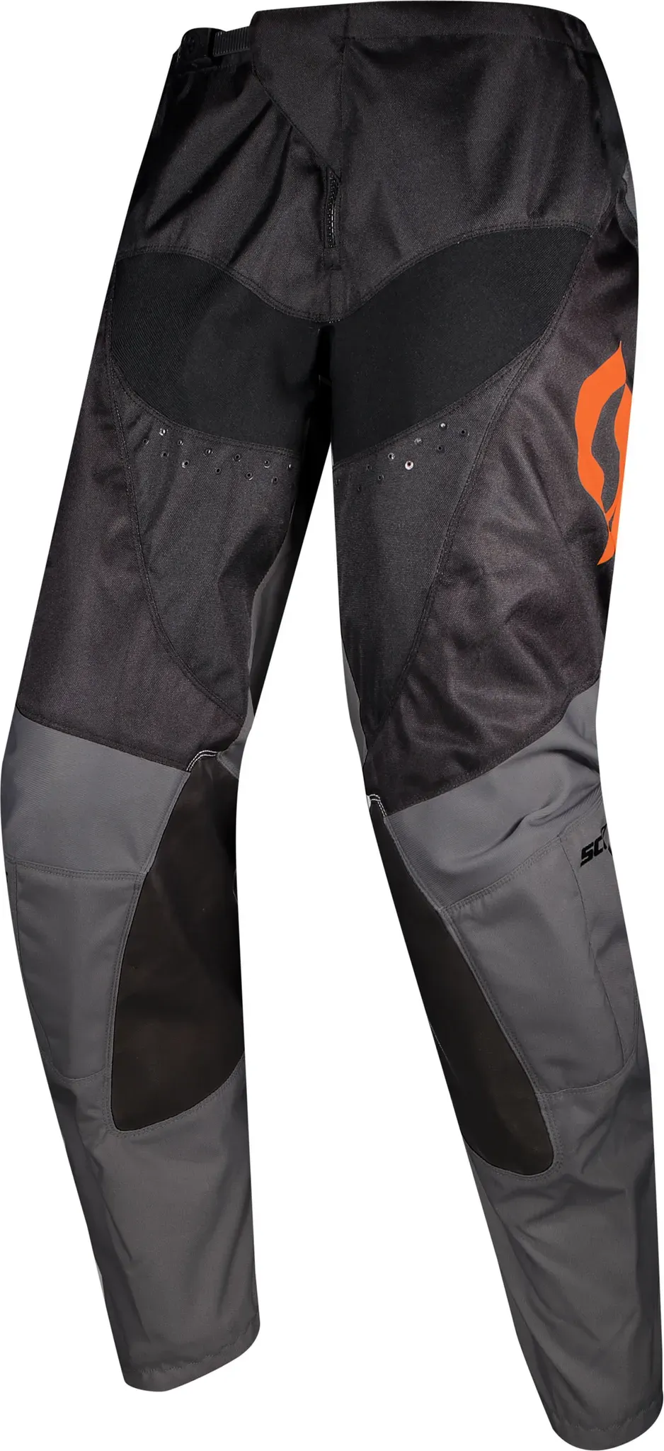 Scott 350 Track Evo S22, pantalon en textile - Noir/Gris/Rouge Néon - 30