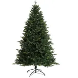 Svita Künstlicher Weihnachtsbaum hochwertig Tannenbaum Kunstbaum PE PVC 210 cm