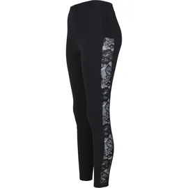 URBAN CLASSICS Striped Lace Leggings Black L