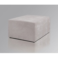 AMARIS Elements Sitzhocker 'Joe' Samthocker Pouf gepolstert, 100x70xH45cm, Die perfekte Ergänzung zu unseren Sofas. grau