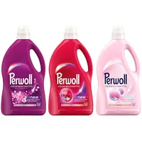 PERWOLL Flüssig-Set 3x 52 Waschladungen (156WL) 1x Color & 1x Color Blütenrausch & 1x Für Wolle & Feines, Feinwaschmittel-Set reinigt sanft, mit Dreifach-Renew-Technologie