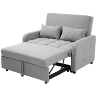 Refined Living Schlafsofa Multifunktionale Klapp-Sofa-Bett,Sofa,2-in-1 Sofa, Gästebett,Klappsofa, Angenehm weich, atmungsaktiv und verschleißfest, Verstellbares Schlafsofa mit Bettfunktion, Kompaktes Sofa, Sofa mit Kissen, Sofa für Studentenwohnheim,mit Bettfunktion,Schlafcouch, kleines Sofa Bett 1 Teile, für Kleine Wohnungen, Gästezimmer, Wohnzimmer,Homeoffice grau