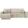 Mirjan24 Ecksofa Natur, Textil, 5-Sitzer, L-Form,L-Form, 244x145 cm, Wohnzimmer, Sofas - Couches, Wohnlandschaften, Ecksofas