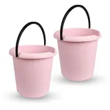 ProHome Putzeimer 5 Liter Rosa 2 St.