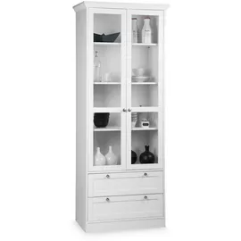 Z2 Vitrine LANDWOOD - weiß